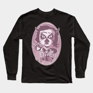 Edgar Poe reincarnation / pink edition Long Sleeve T-Shirt